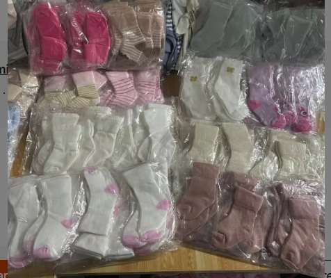 Lot de 5 Paires de Chaussettes Fille 1 a 2 ans