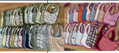 Bavoir Bébé 100 % Coton | Doux, Absorbant & Confortable | Motifs Assortis