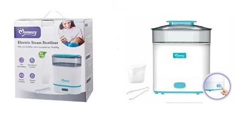 MOMEASY – Stérilisateur Électrique à Vapeur | Grande Capacité, Rapide & Sécurisé