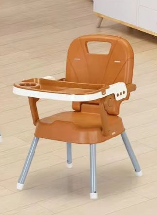 2-in-1 Foldable Baby High Chair for Toddlers 1-2 Years | Convertible Dining Chair with Removable Tray