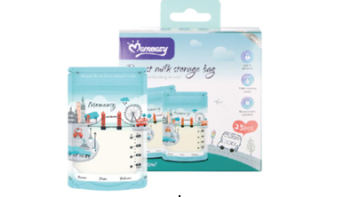 MOMEASY – 25 Sachets de Conservation de Lait Maternel 20 ml | Pré‑Stérilisés, Hermétiques