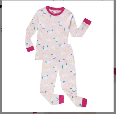 Pyjama Fille Arc-en-ciel