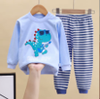Pyjama Bébé Garçon Dinosaure Bleu 2 Pièces