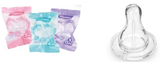 MOMEASY – Tétines en Silicone Souple Anti-Colique | Débits 0m+, 3m+, 6m+